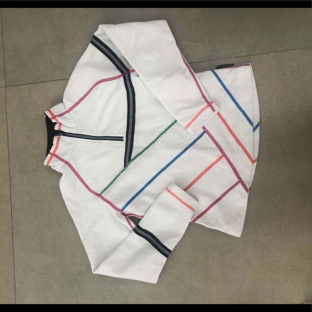 obermeyer white and color fleece